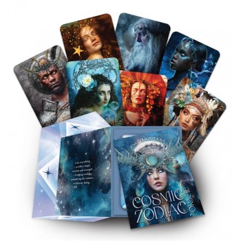 Cosmic Zodiac Oracle kortos Rockpool Publishing